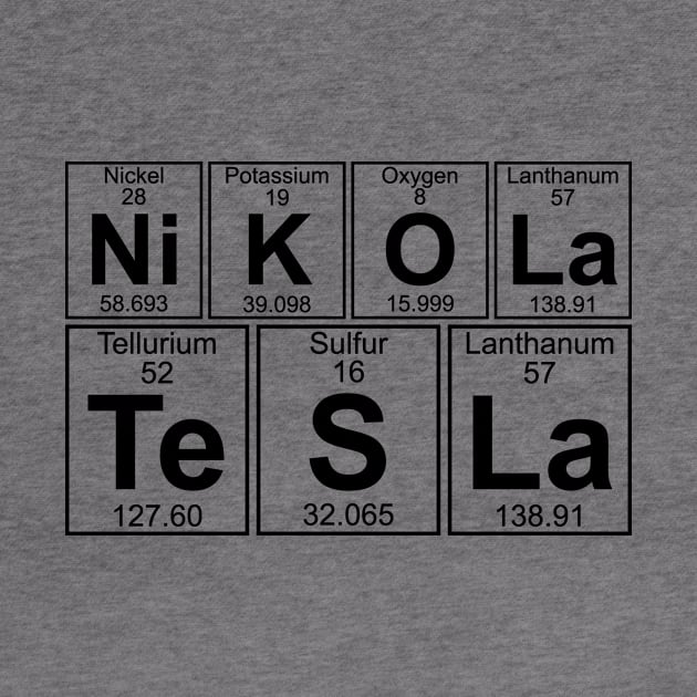 Ni-K-O-La Te-S-La (Nikola Tesla) by Donald Hugens